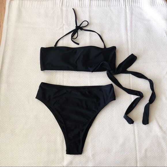 Other - NWOT Black Bikini Size M